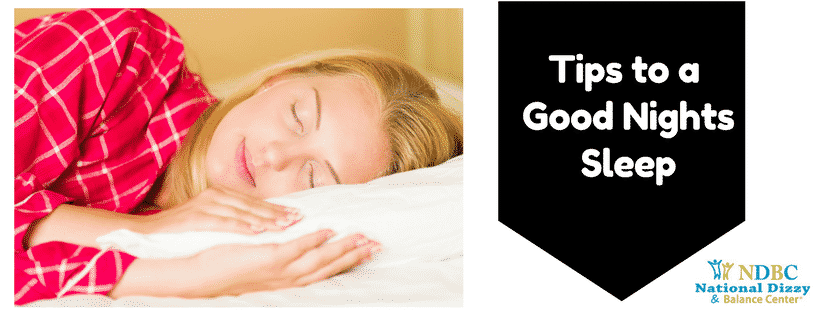 sleeping tips